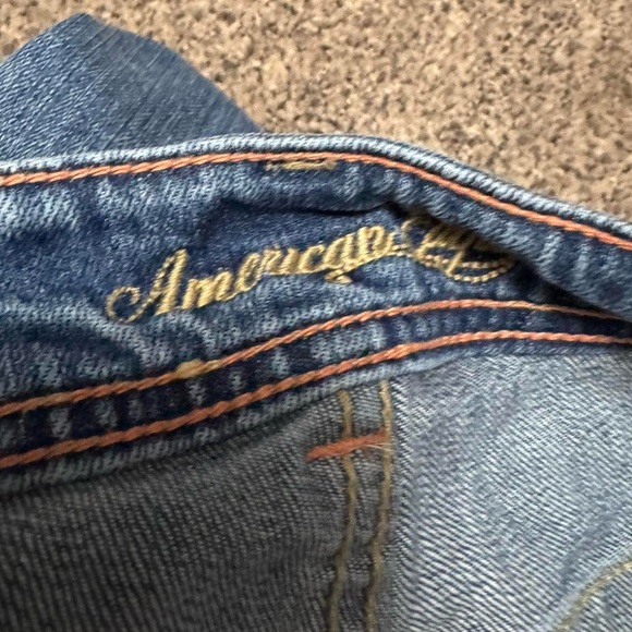 American Eagle LOW RISE Vintage Y2K Denim Shorts - Picture 3 of 8